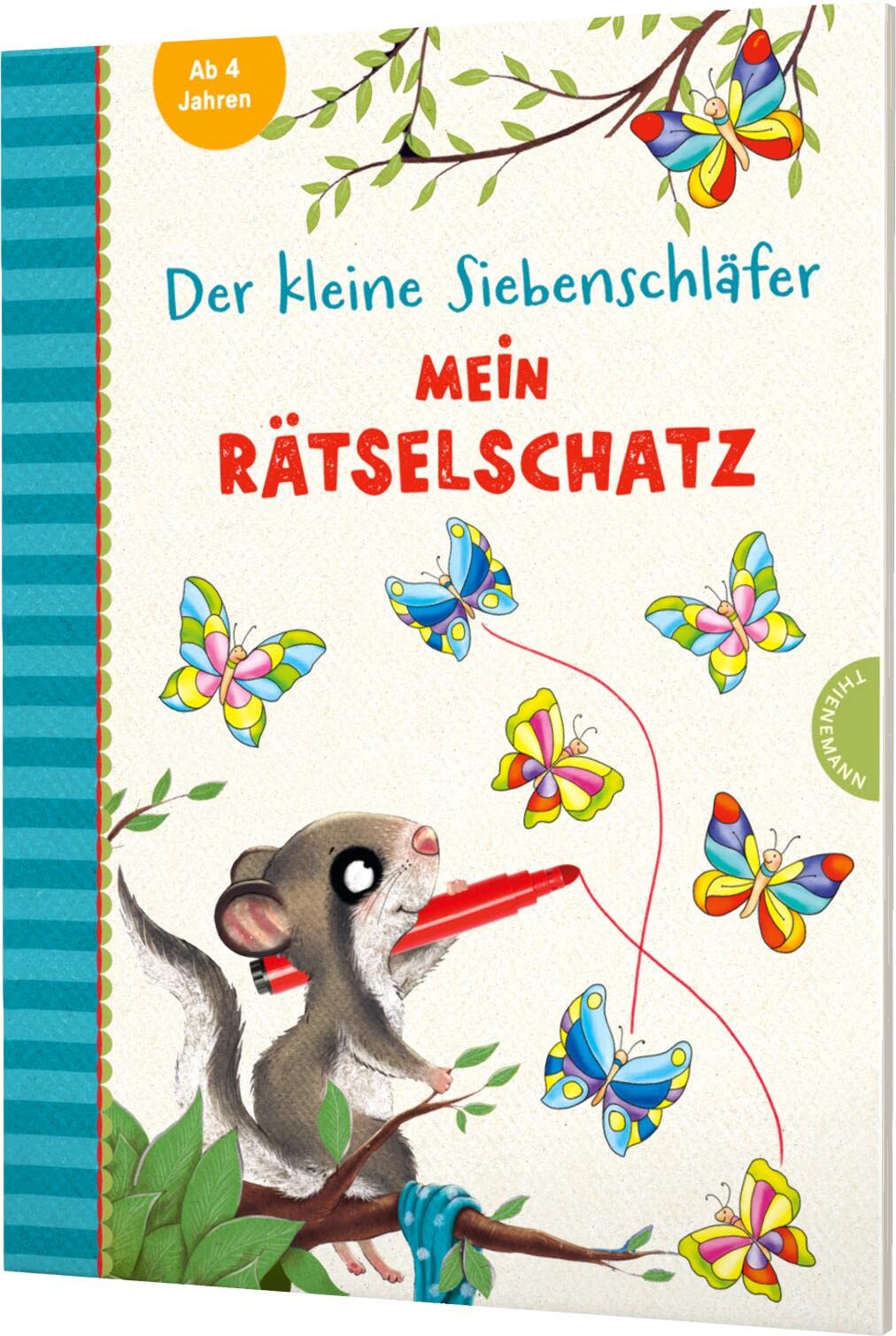 Der kleine Siebenschläfer: Mein Rätselschatz: Rätseln und Ausmalen ab 4 Jahren Non-fiction