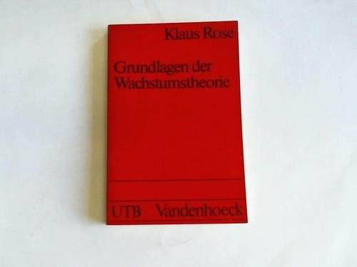 Grundlagen der Wachstumstheorie Books
