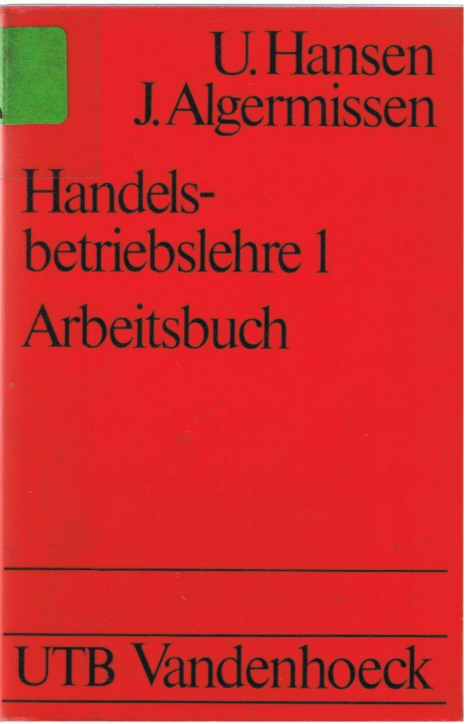 : Handelsbetriebslehre. - Göttingen : Vandenhoeck &, Ruprecht Books