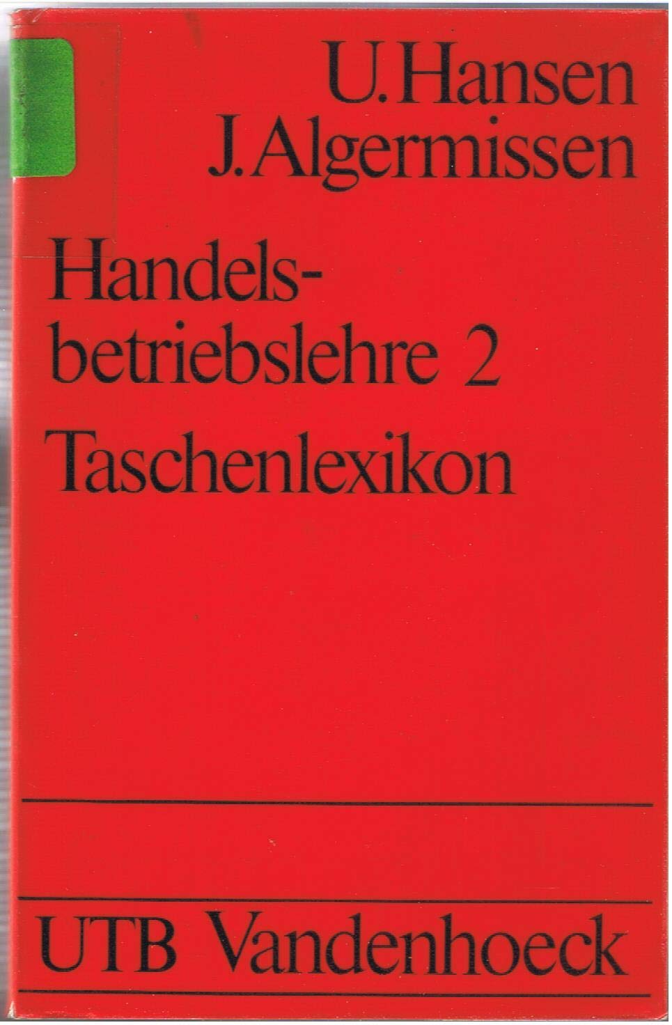 Handelsbetriebslehre 2., Taschenlexikon Books