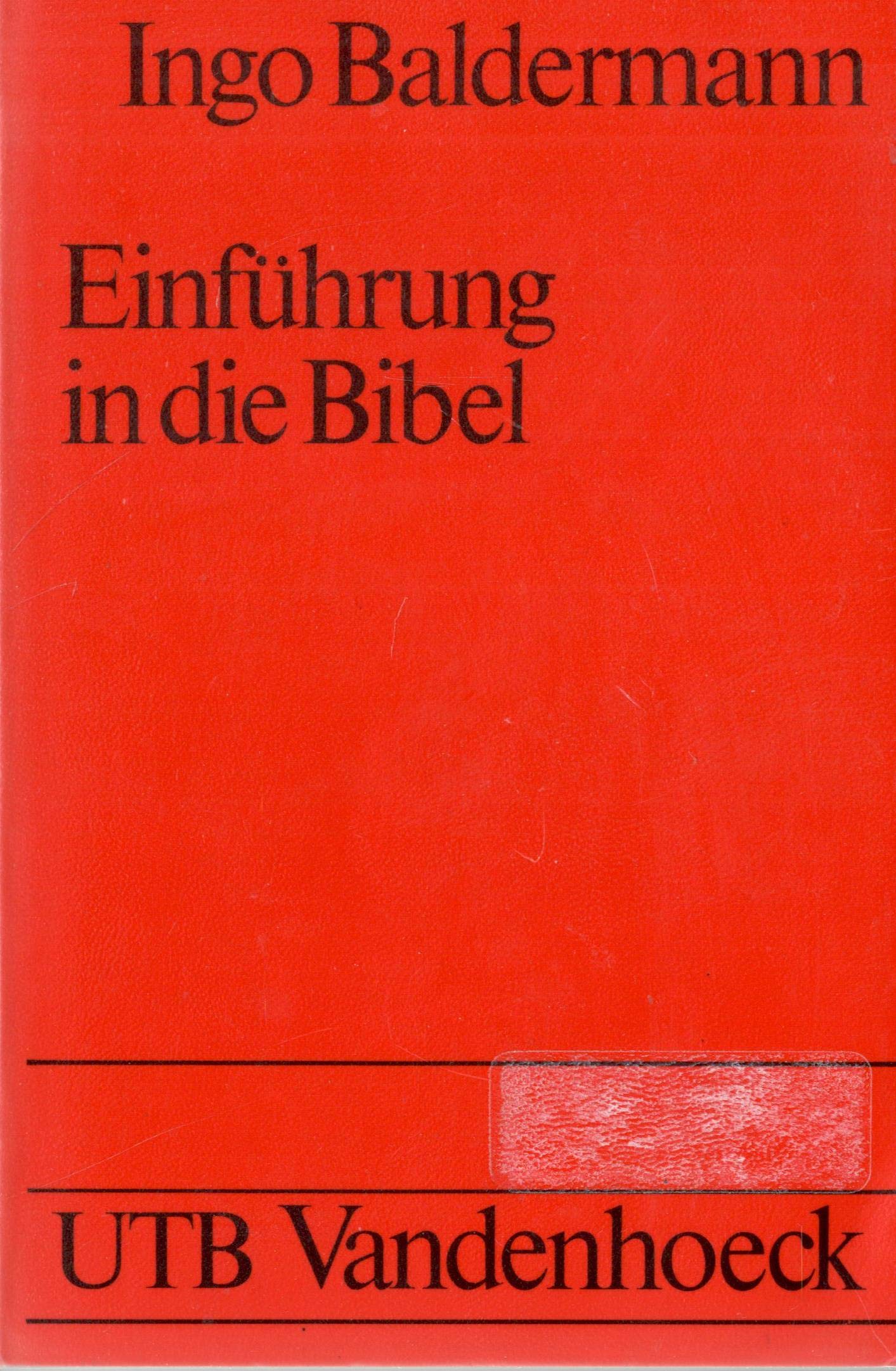 Einführung in die Bibel Second hand books on Religion & Esotericism