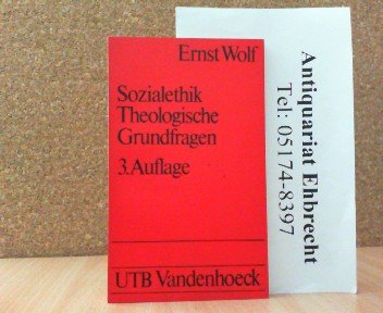 Sozialethik Theologische Grundgragen (UTB 1516) Books