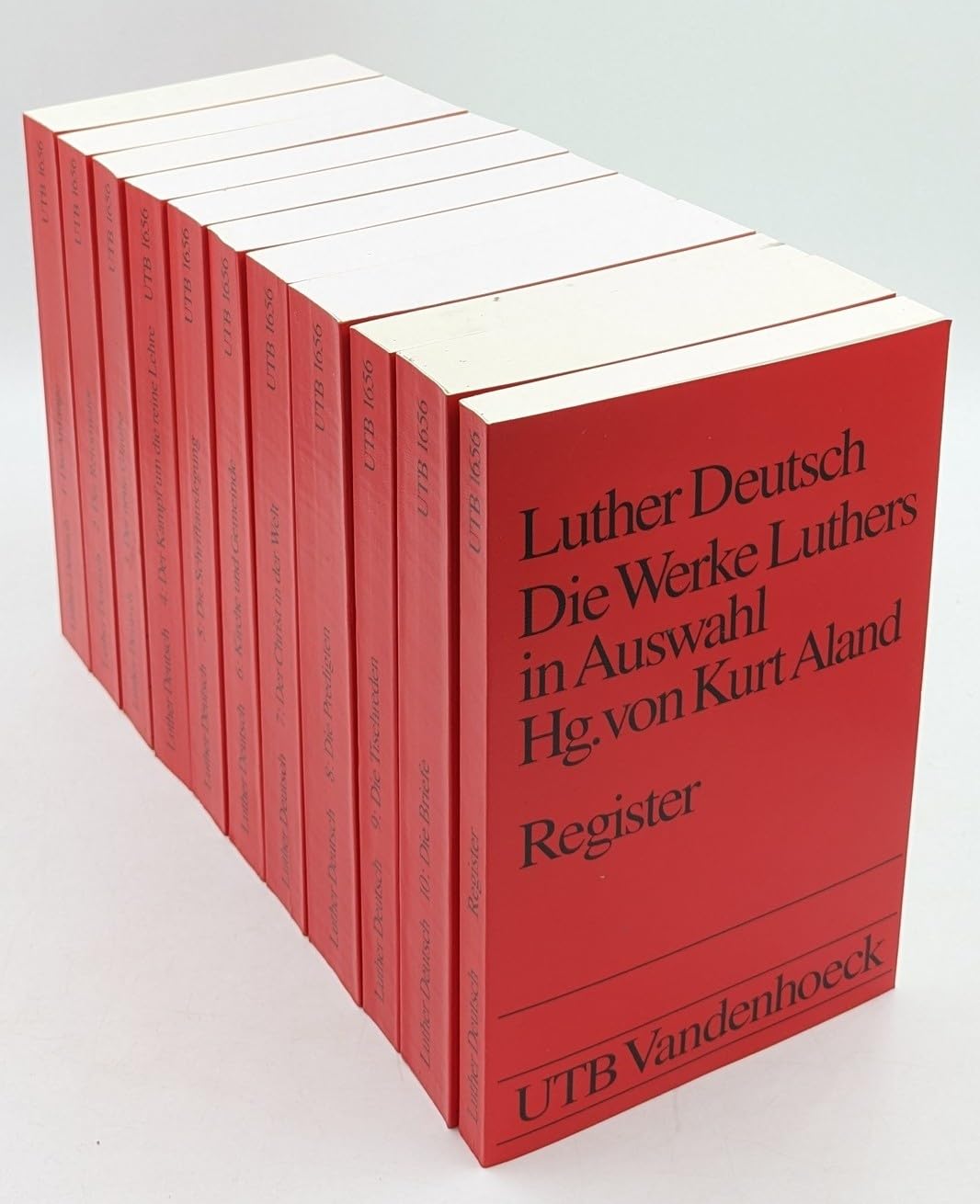 Luther Deutsch. Die Werke Luthers in Auswahl Hg. von Kurt Aland Books