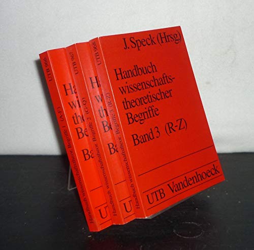 Handbuch wissenschaftstheoretischer Begriffe. - Göttingen Bd. 3., R - Z Vandenhoeck und Ruprech. Uni-Taschenbücher; 968 Books