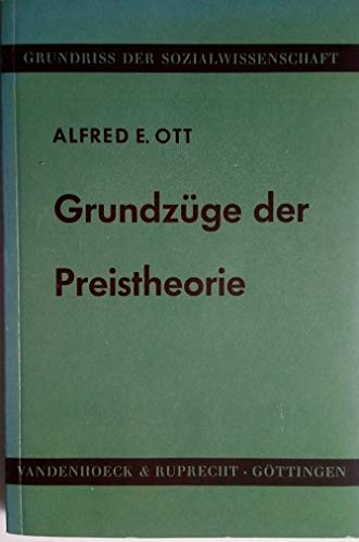 Grundzüge der Preistheorie. Books