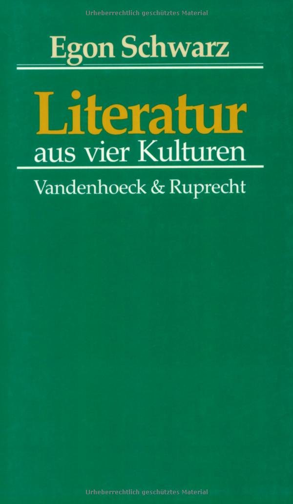Literatur aus vier Kulturen: Essays und Besprechungen Books