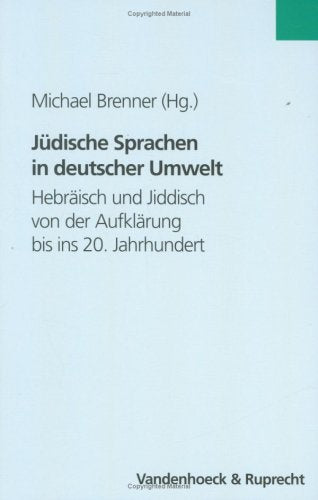 Judische Sprachen in Deutscher Umwelt: Hebraisch Und Jiddisch Von Der Aufklarung Bis Ins 20. Jahrhundert book