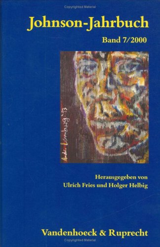 Johnson-Jahrbuch: Johnson-Jahrbuch, Bd.7, 2000: Bd 7/2000 book