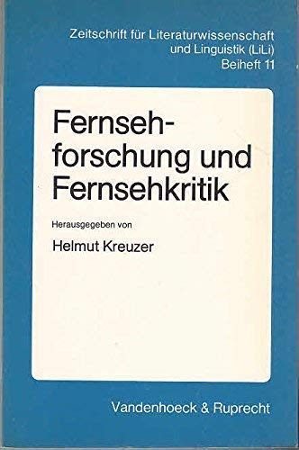 Fernsehforschung – Fernsehkritik: Dreizehn Beiträge Media & Communication