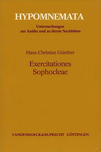 Exercitationes Sophocleae (Hypomnemata) book