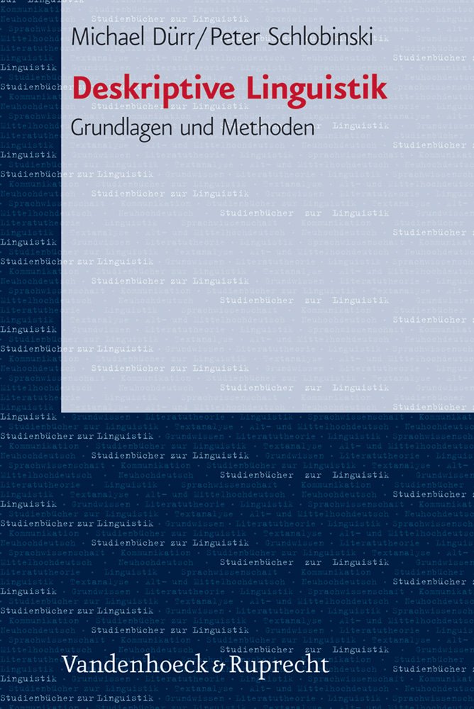 Product Image: Einführung in die deskriptive Linguistik