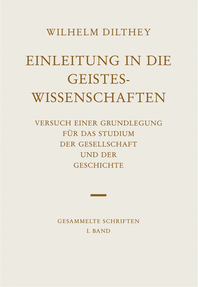 Einleitung in die Geisteswissenschaften book