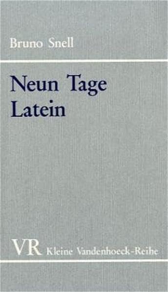 Neun Tage Latein: Plaudereien Fiction