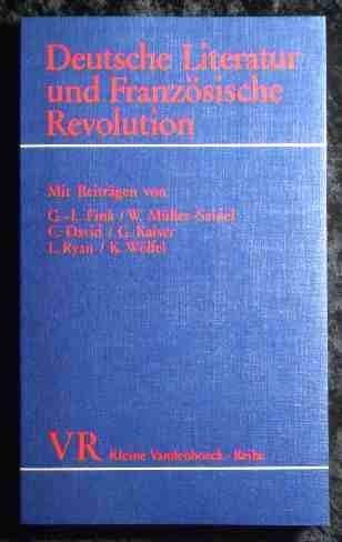 Deutsche Literatur und Französische Revolution: 7 Studien Professional & Reference Books