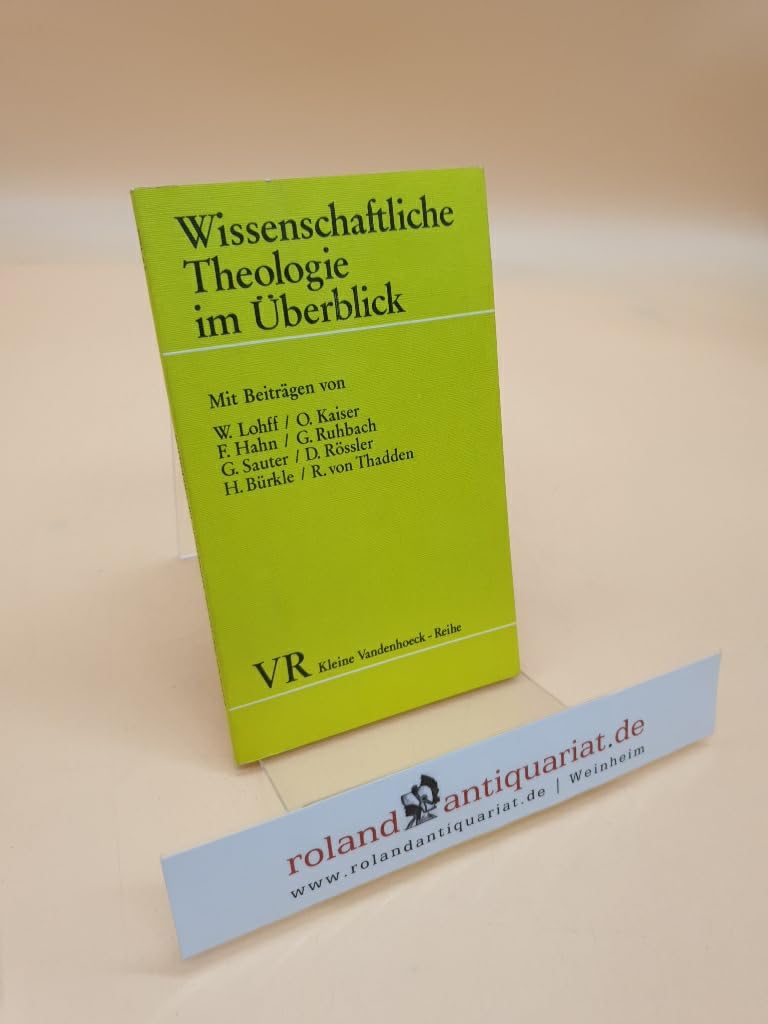 Wissenschaftliche Theologie im Überblick. Books