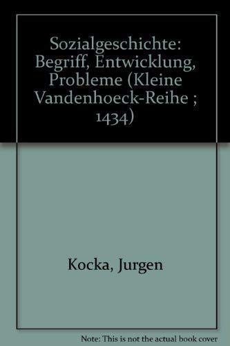 Sozialgeschichte: Begriff, Entwicklung, Probleme (Kleine Vandenhoeck-Reihe ; 1434) (German Edition) Politics & History