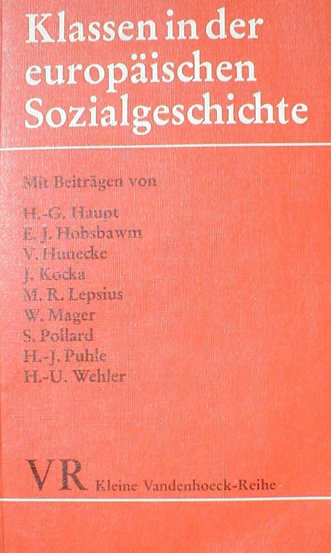 Klassen in der europäischen Sozialgeschichte Business, Finance & Career