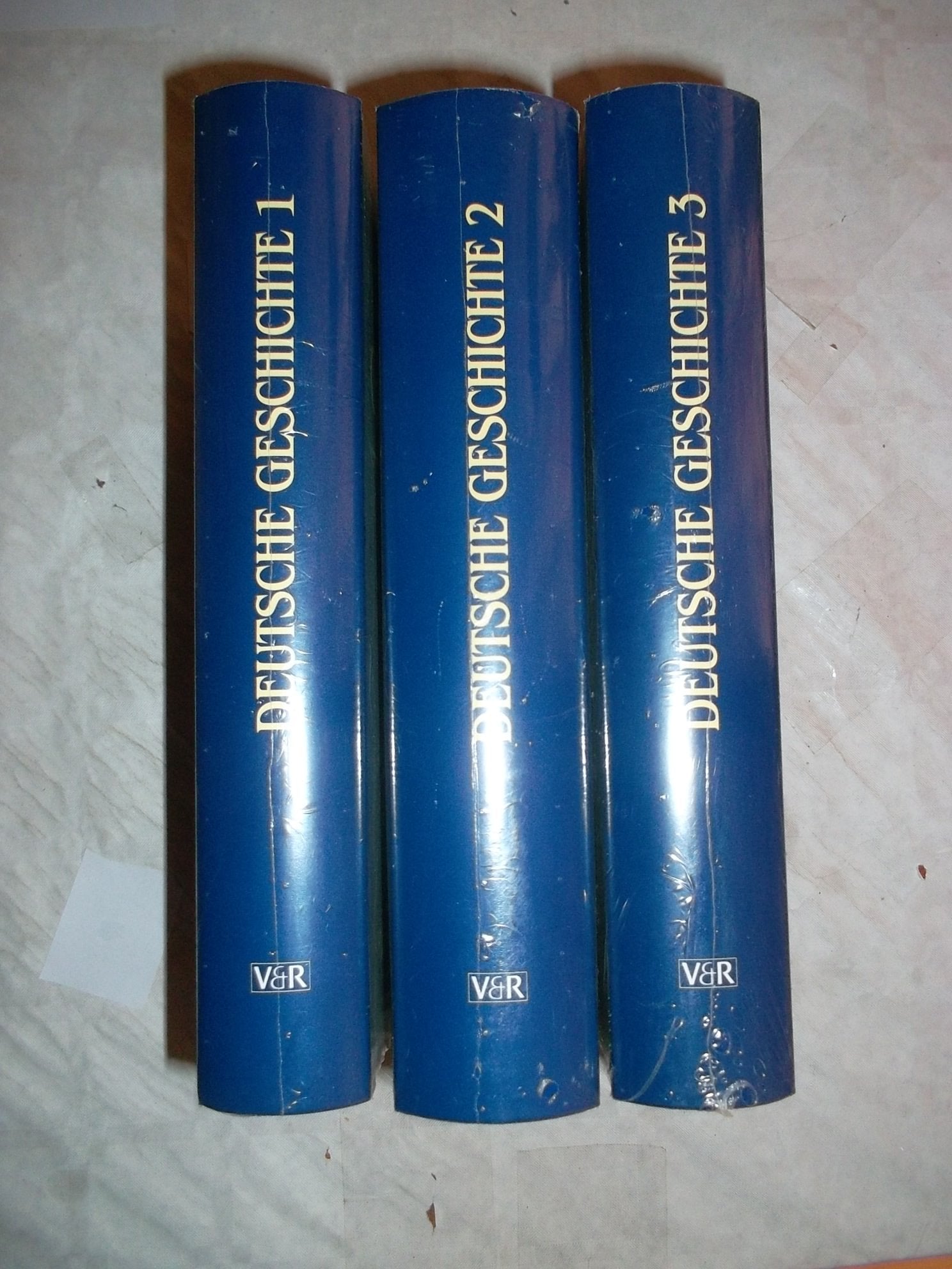 Deutsche Geschichte, 3 Bände im Schuber. Band 1 Mittelalter, Band 2 Frühe Neuzeit, Band 3 19. und 20. Jahrhundert German history