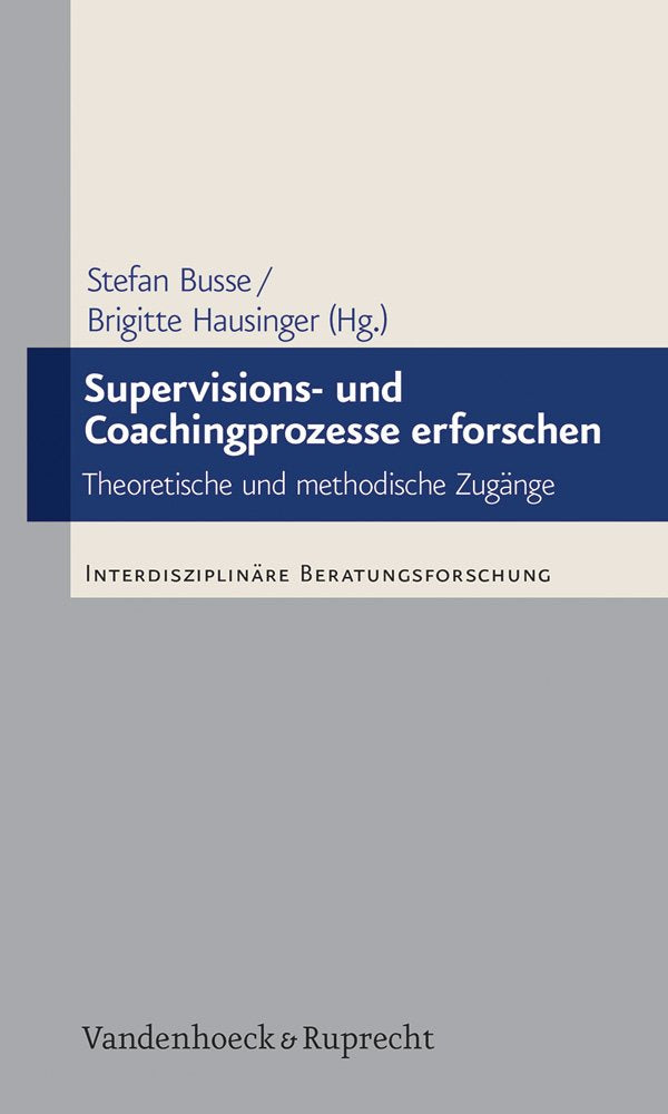 Supervisions- und Coachingprozesse erforschen Medicine