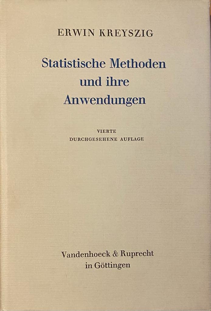 Statistische Methoden und ihre Anwendungen Books