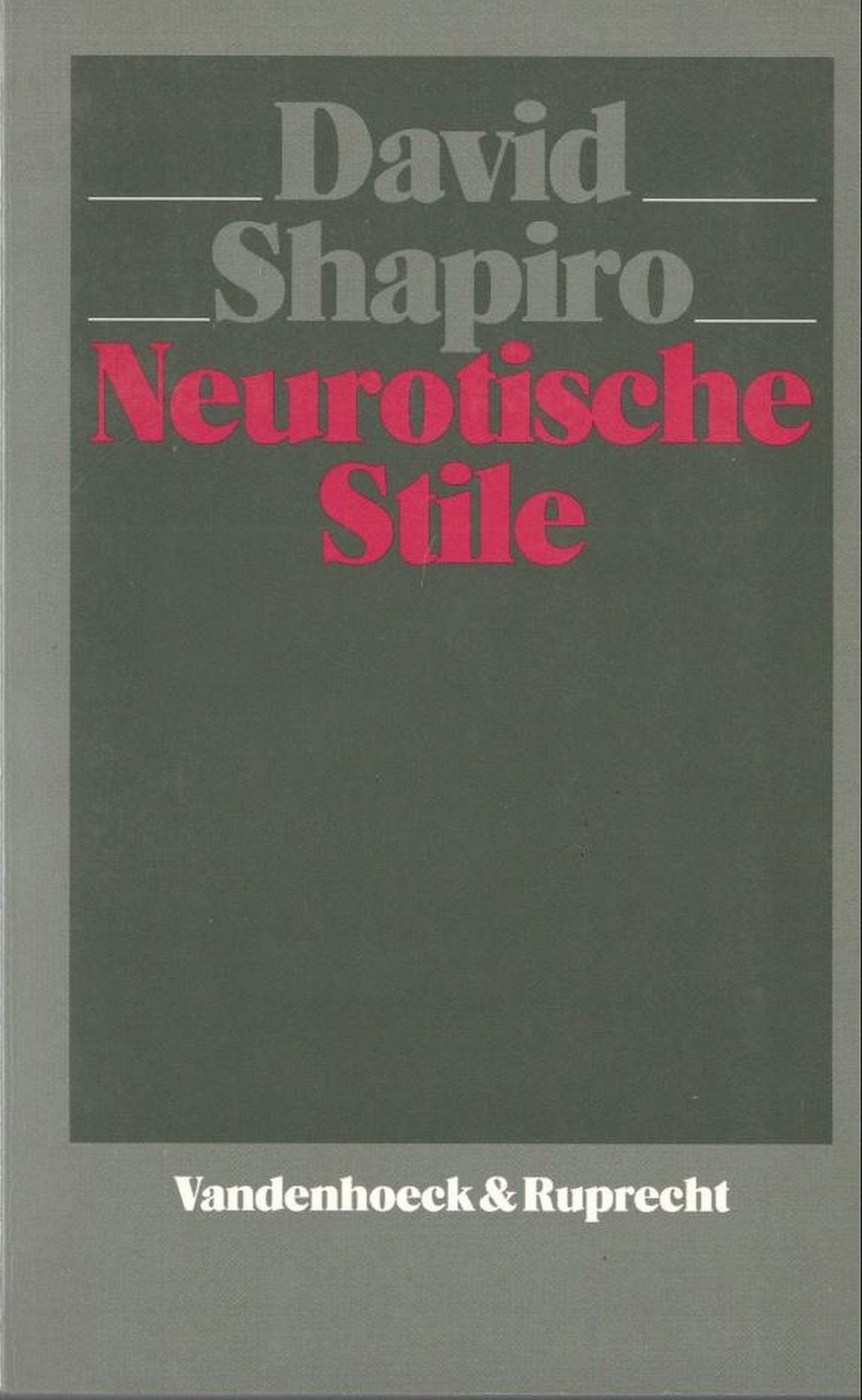 Product Image: Neurotische Stile