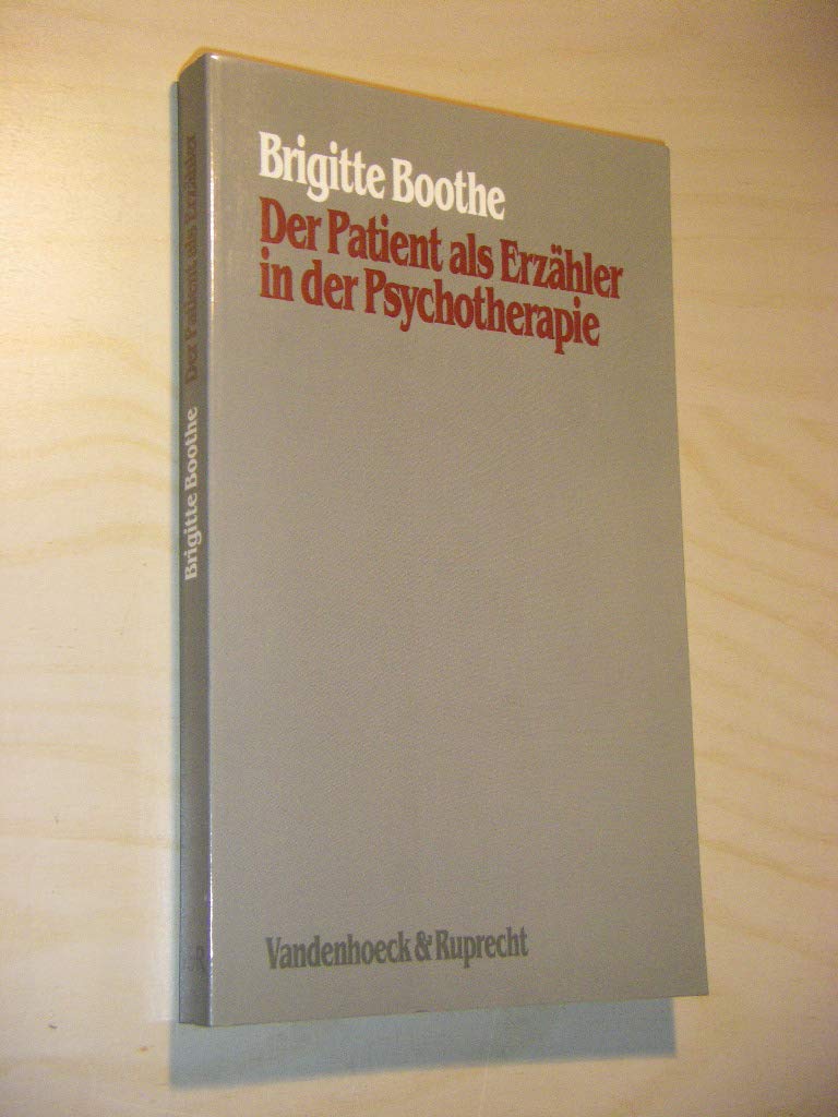 Der Patient als Erzähler in der Psychotherapie Natural Sciences