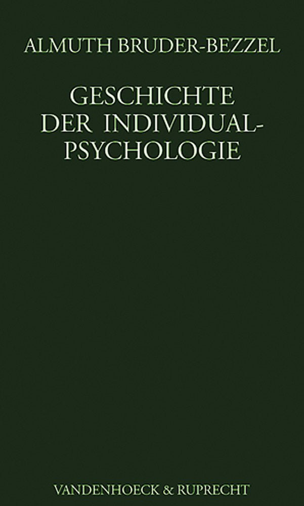 Geschichte der Individualpsychologie Psychology
