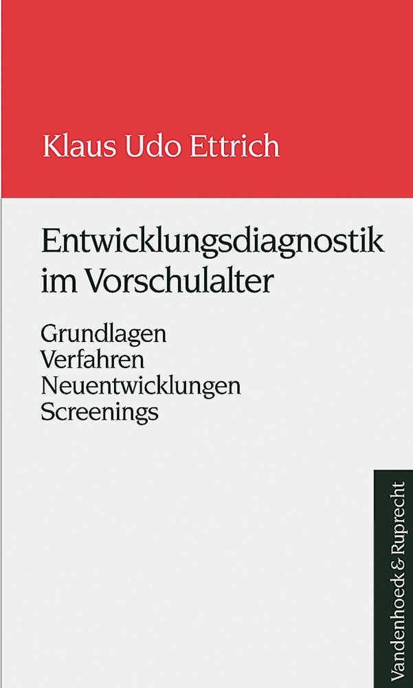 Entwicklungsdiagnostik im Vorschulalter Books