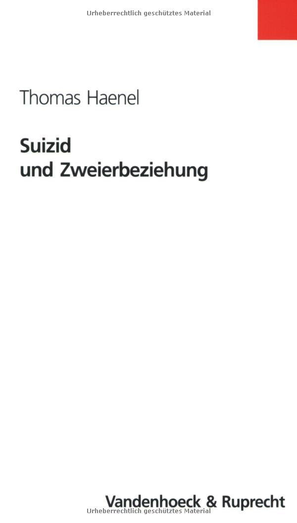 Suizid und Zweierbeziehung (Synthesen) General education