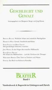 Psychoanalytische Blätter, Bd.4, Geschlecht und Gewalt Psychology