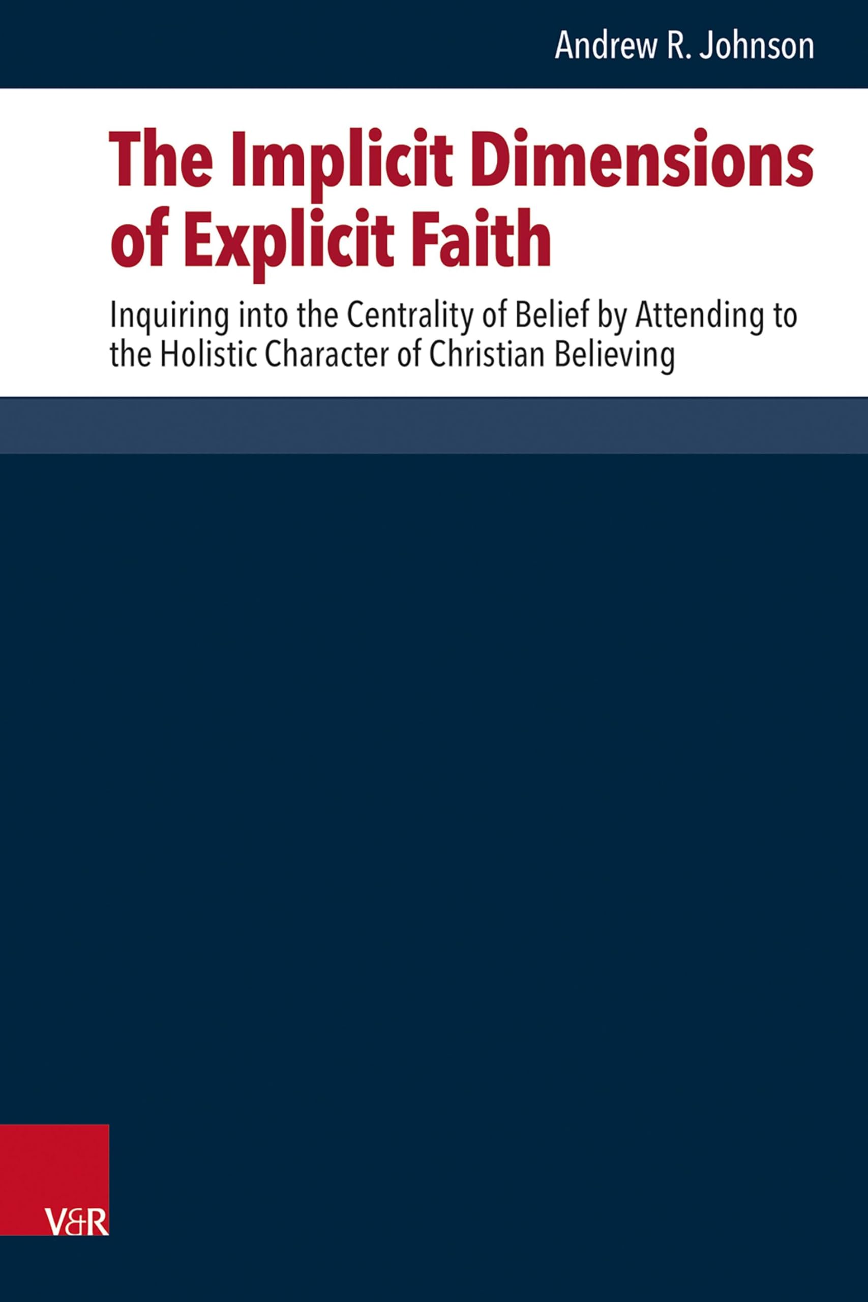 The Implicit Dimensions of Explicit Faith Religion & Esotericism