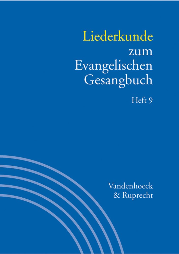 Liederkunde zum Evangelischen Gesangbuch. Heft 9 Sheet Music