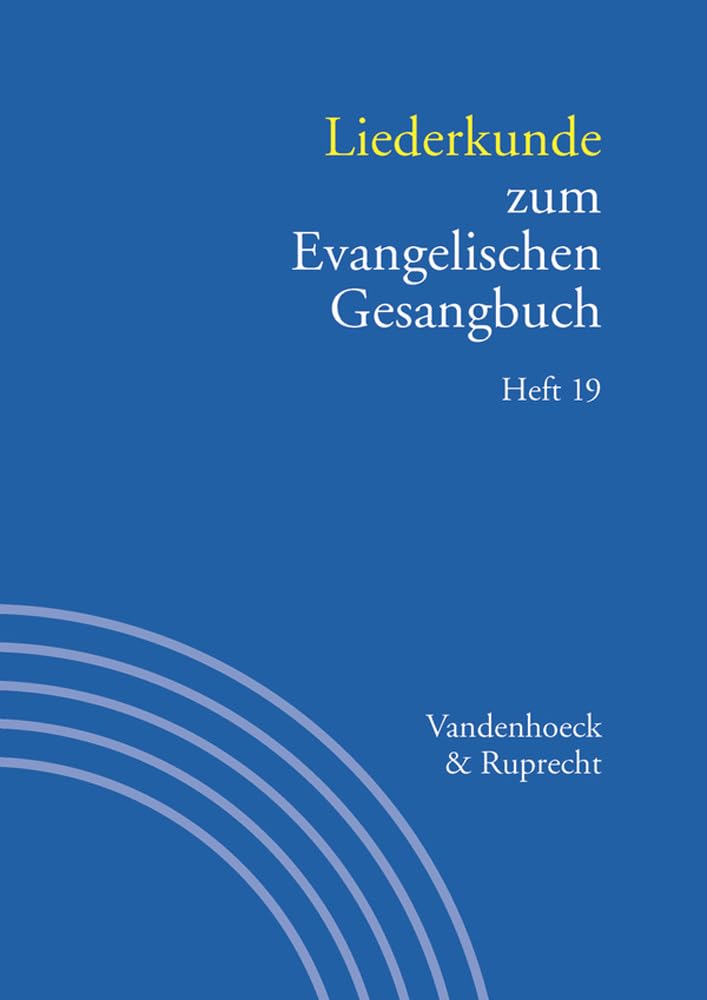 Liederkunde zum Evangelischen Gesangbuch. Heft 19 Sheet Music