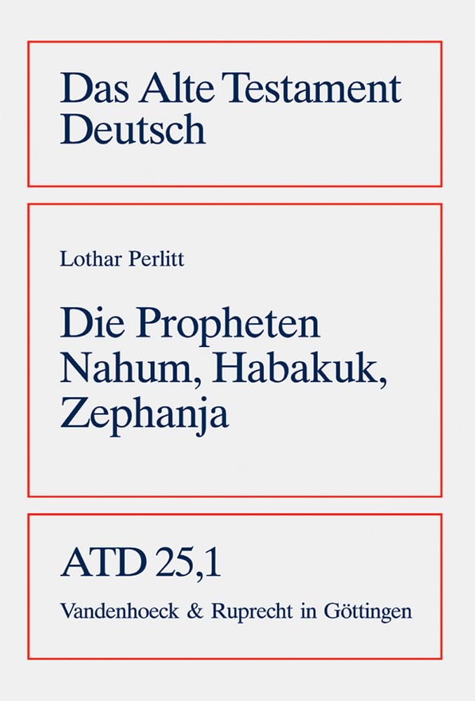 Die Propheten Nahum, Habakuk, Zephanja Religion & Esotericism