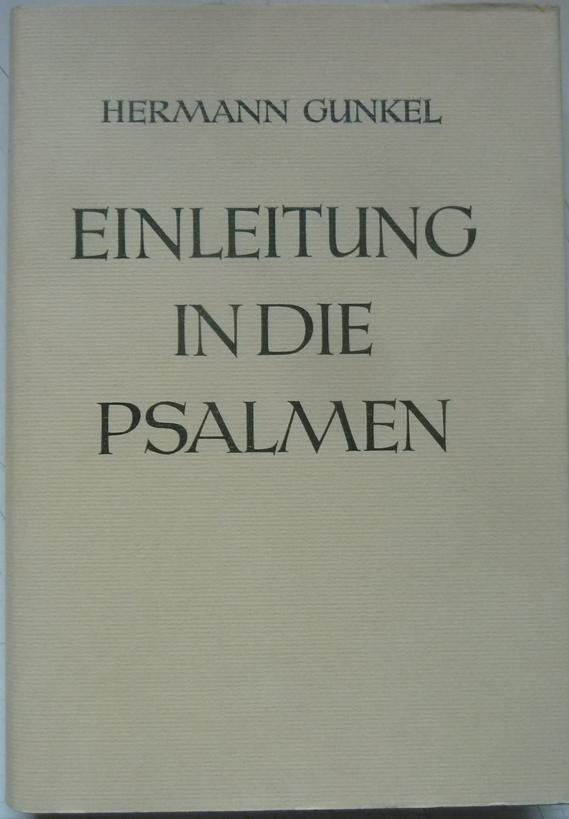 Einleitung in die Psalmen: Die Gattungen der Religiosen Lyrik Israels Books