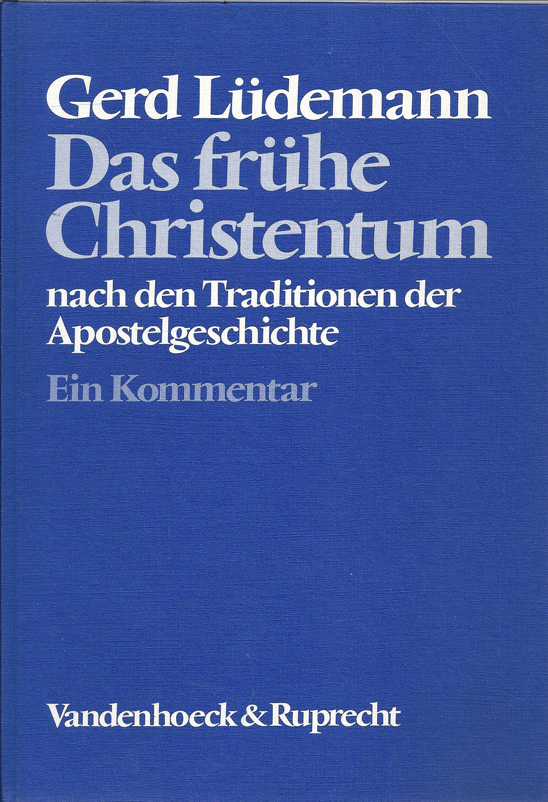 Lüdemann, Früh.Christentum fr.Prs: Ein Kommentar Law