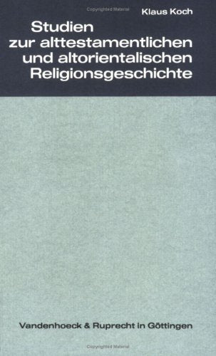 Studien zur alttestamentlichen und altorientalischen Religionsgeschichte Professional & Reference Books