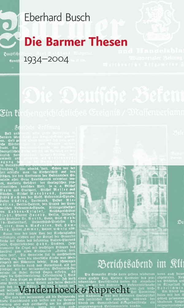 Die Barmer Thesen Politics & History books