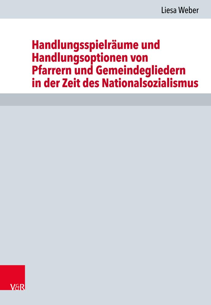 Handlungsspielräume und Handlungsoptionen von Pfarrern und Gemeindegliedern in der Zeit des Nationalsozialismus: Eine vergleichende Studie für die ... zur Kirchen- und Dogmengeschichte, Band 119) German history