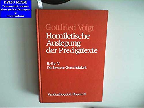 Voigt,Hom. Auslegung d.Predigt-: . texte Bd. 1-6 cpl Religion & Esotericism