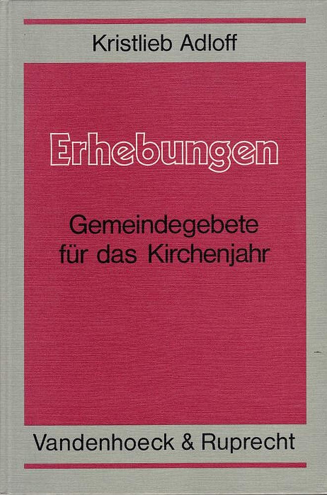 Erhebungen: Gemeindegebete für ad Kirchenjahr Books