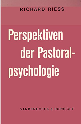 Perspektiven der Pastoralpsychologie Psychology