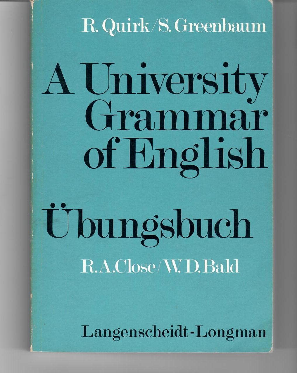 Langenscheidts A University Grammar of English. Übungsbuch Books