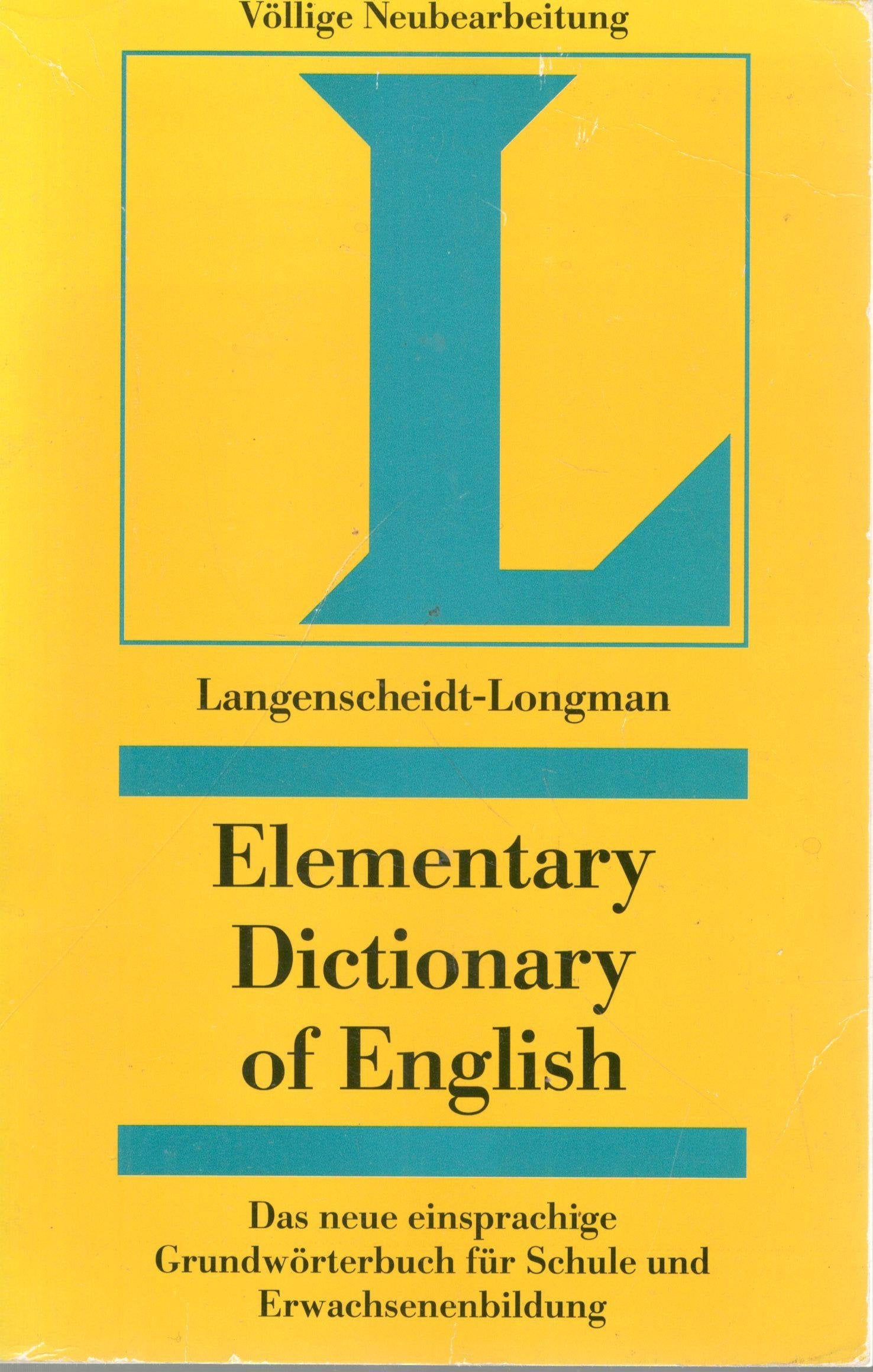 Product Image: Langenscheidts Elementary Dictionary of English