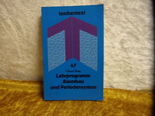 Lehrprogramm Atombau und Periodensystem. (taschentext) Books