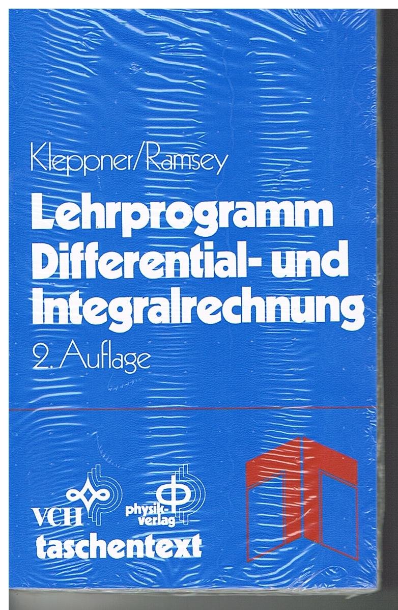 Lehrprogramm Differential- und Integralrechnung (taschentext) Books