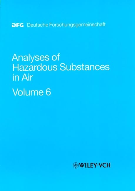 Analyses of Hazardous Substances in Air Medicine