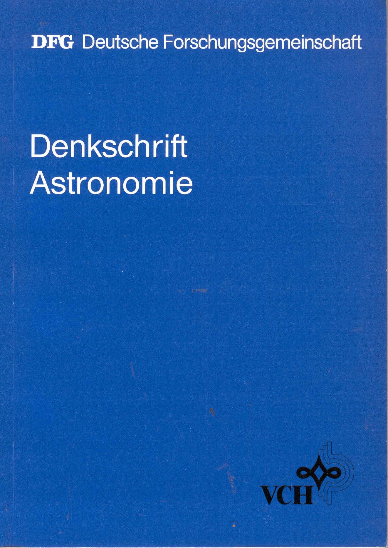 Denkschrift Astronomie (DFG-Publikationen) Natural Sciences
