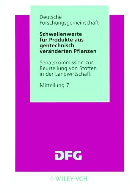 Schwellenwerte für Produkte aus gentechnisch veränderten Pflanzen: Mitteilung 7 (Kommissionsmitteilungen) Mathematics