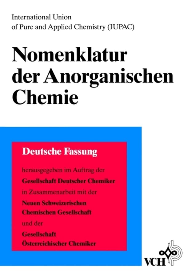 Nomenklatur der Anorganischen Chemie Natural Sciences